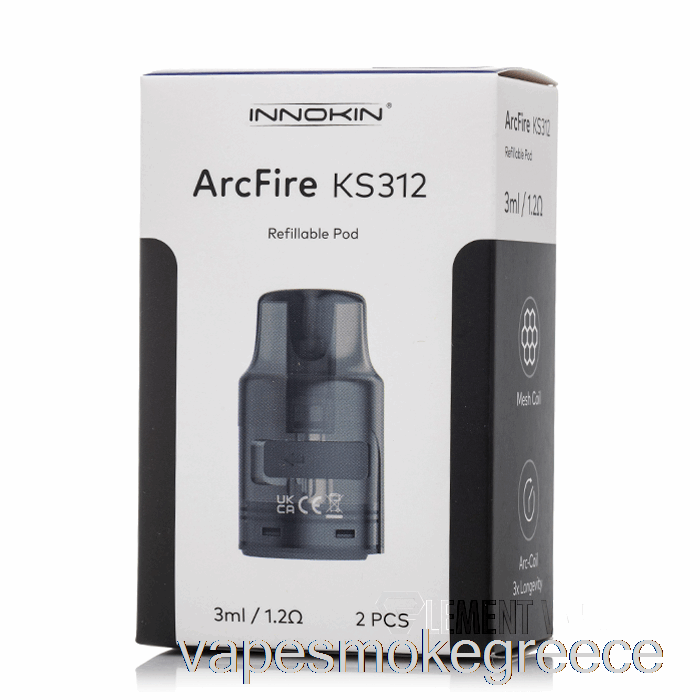 Vape Greece Innokin Arcfire ανταλλακτικά Pods 1,2ohm